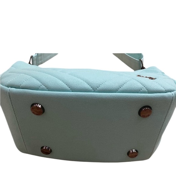NWT Lug harmony matte mint green VL crossbody messenger bag detachable strap - Picture 8 of 14